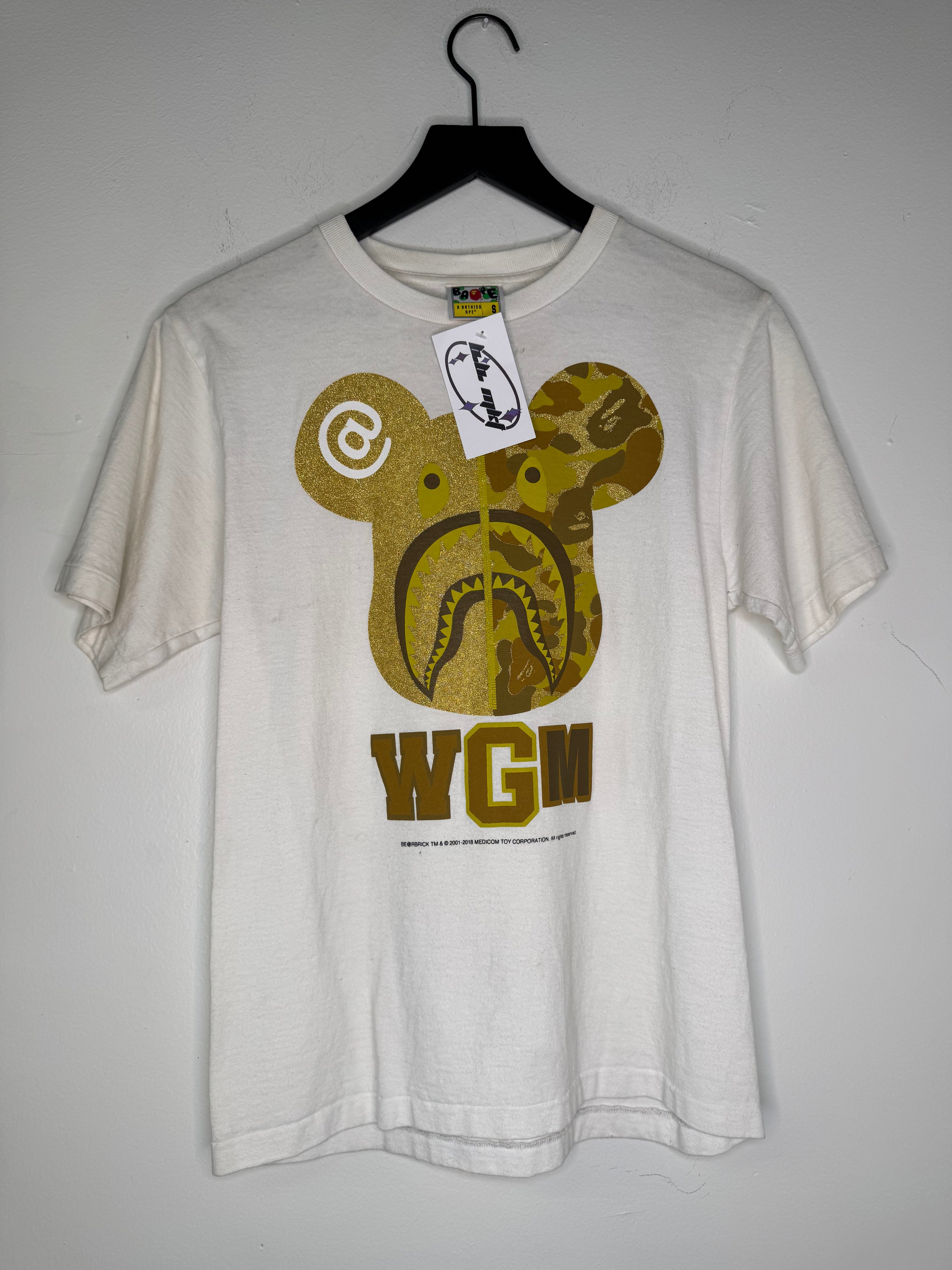 Bape x Medicom gold tee