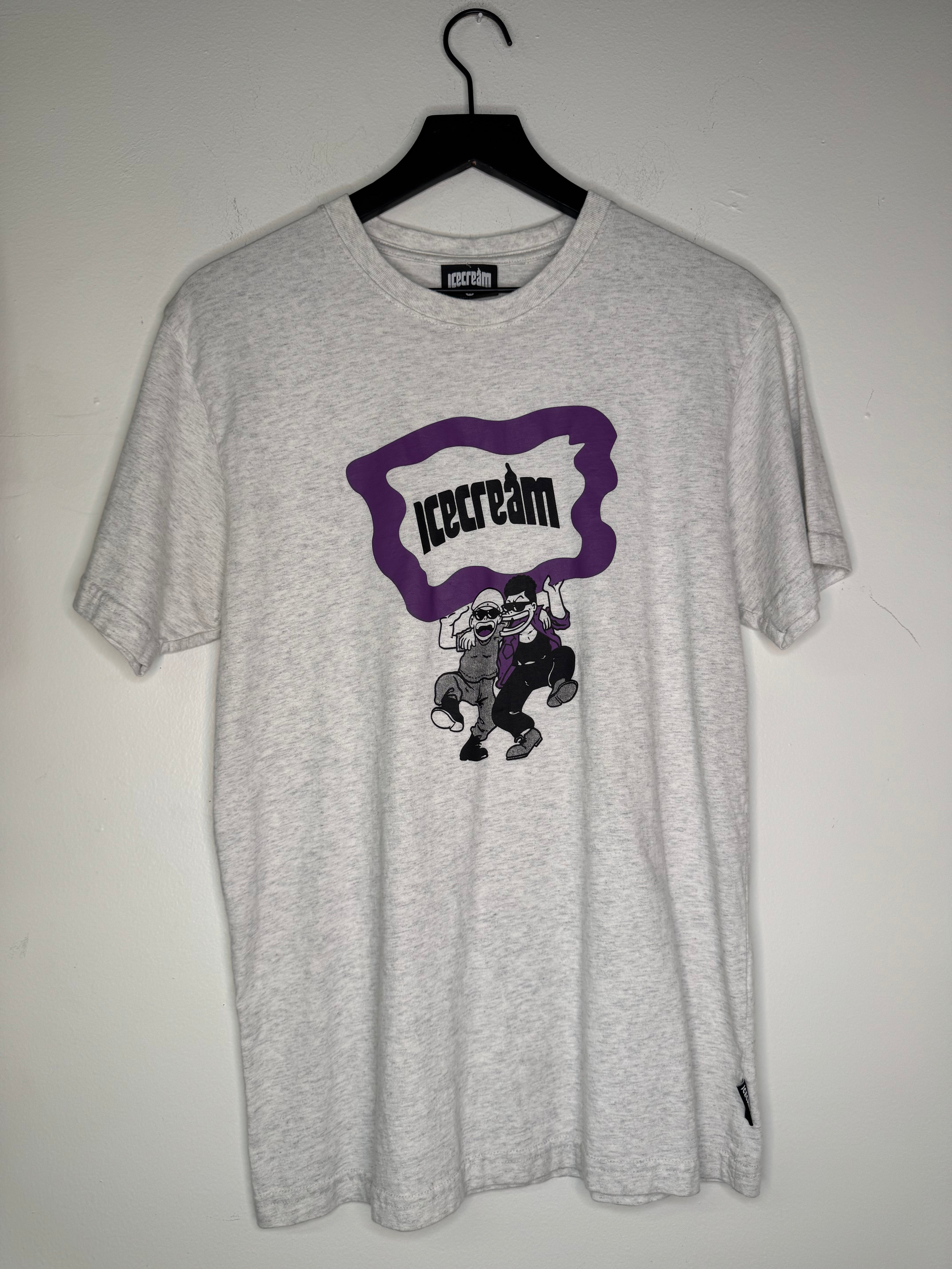 Icecream purple/heather grey Tee