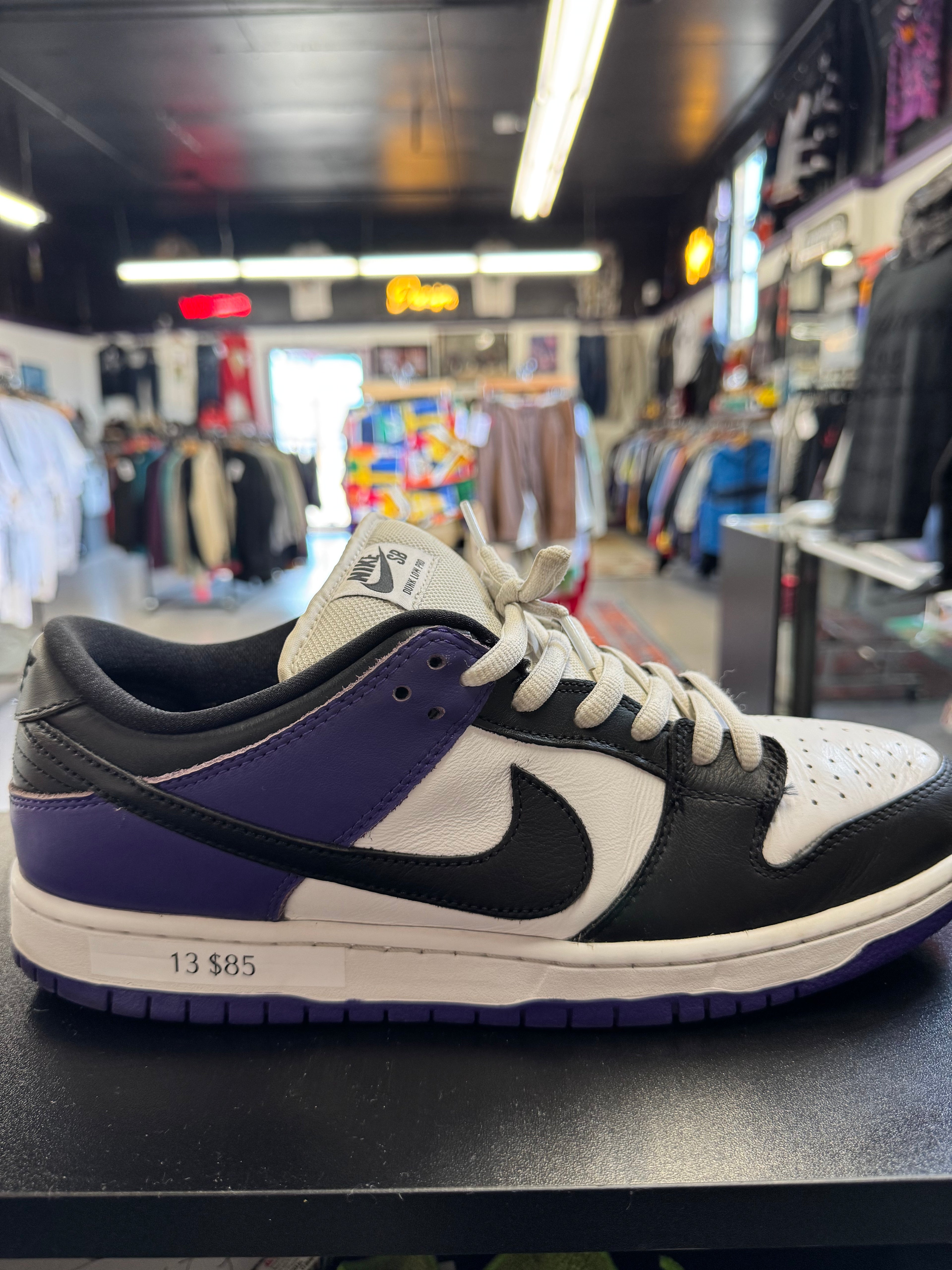 Nike dunk SB court purple used