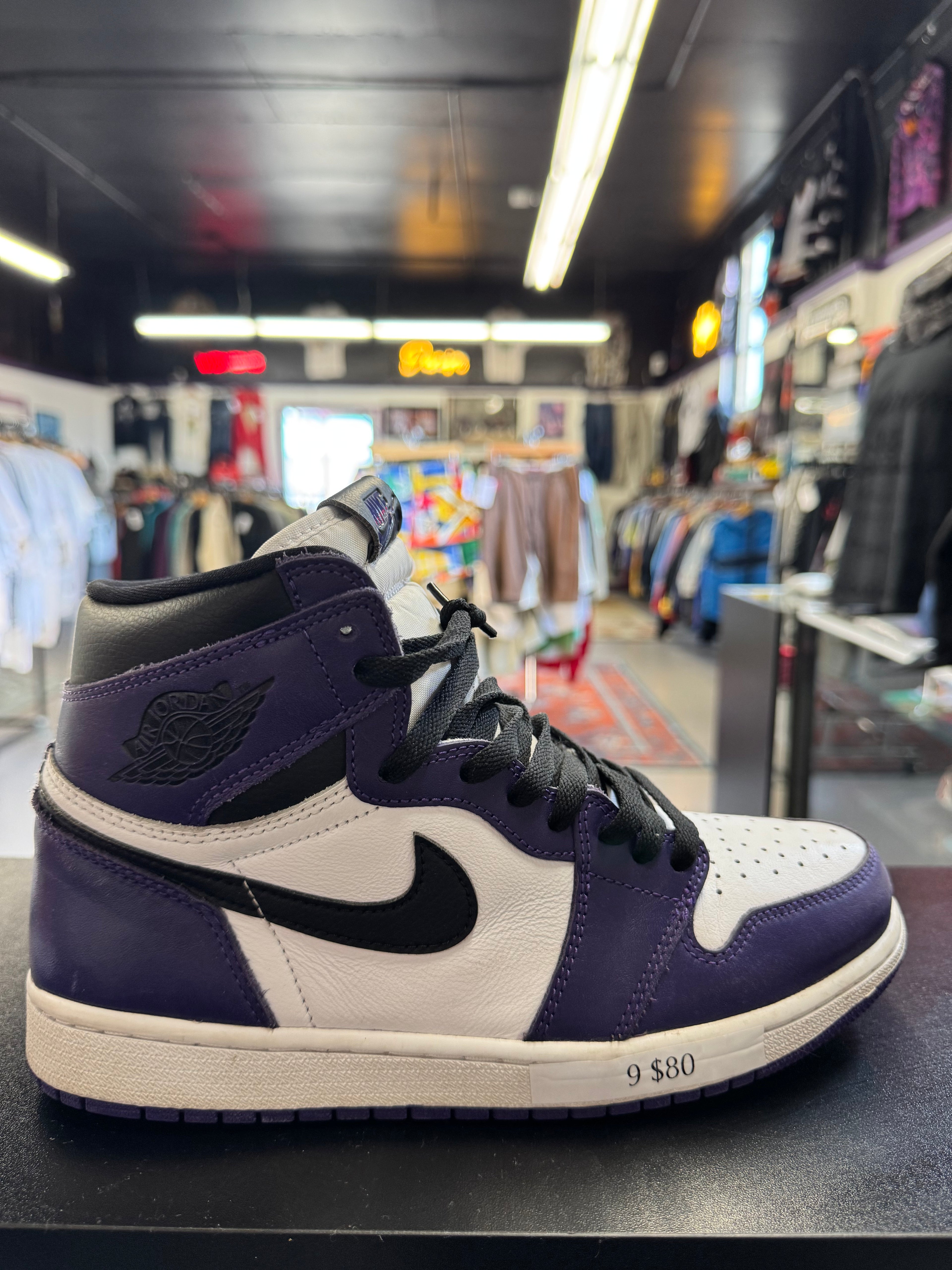 Air jordan 1 high court purple