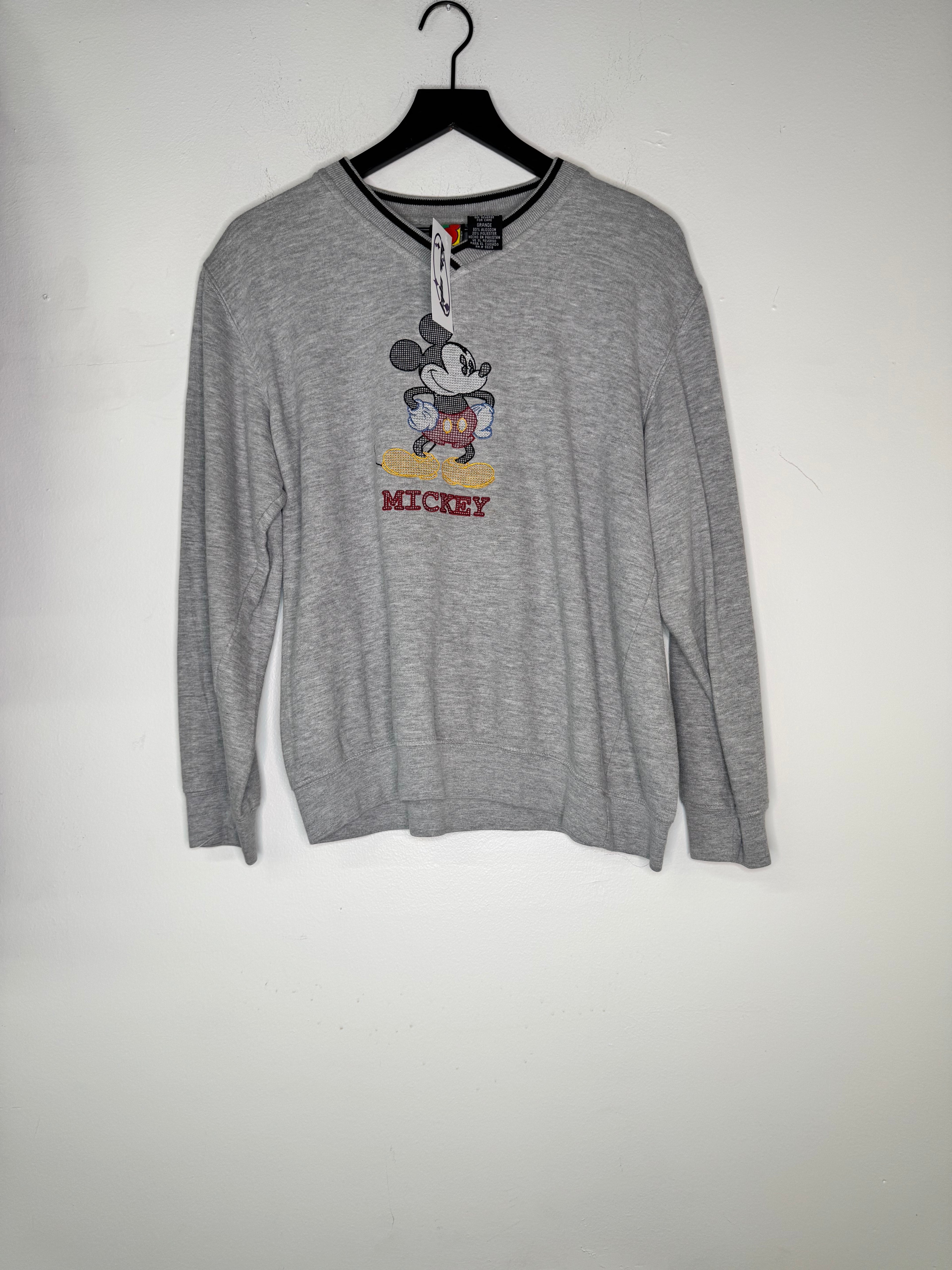 Embroidered mickey sweater