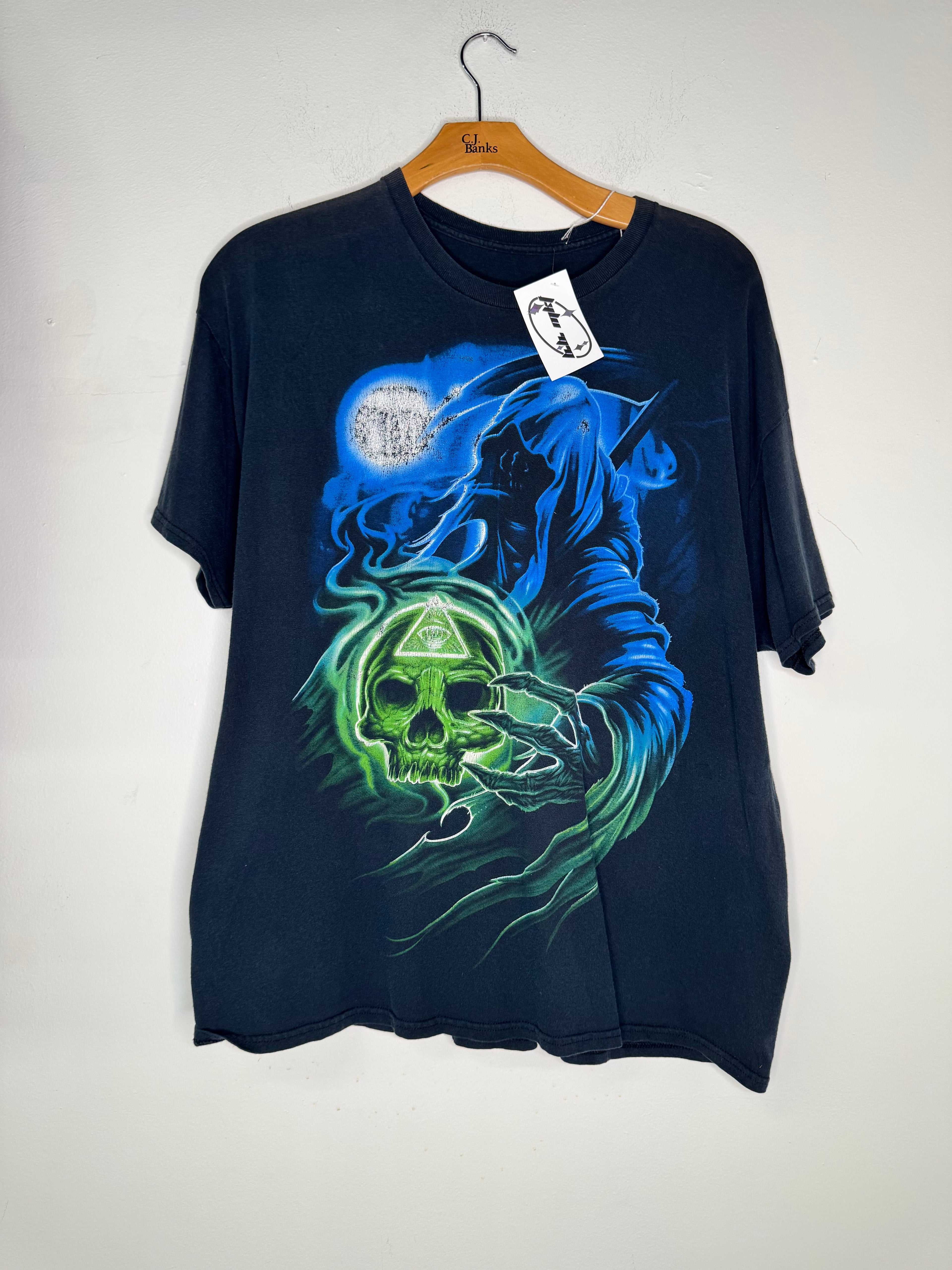 Reaper with Skull vtg tee
